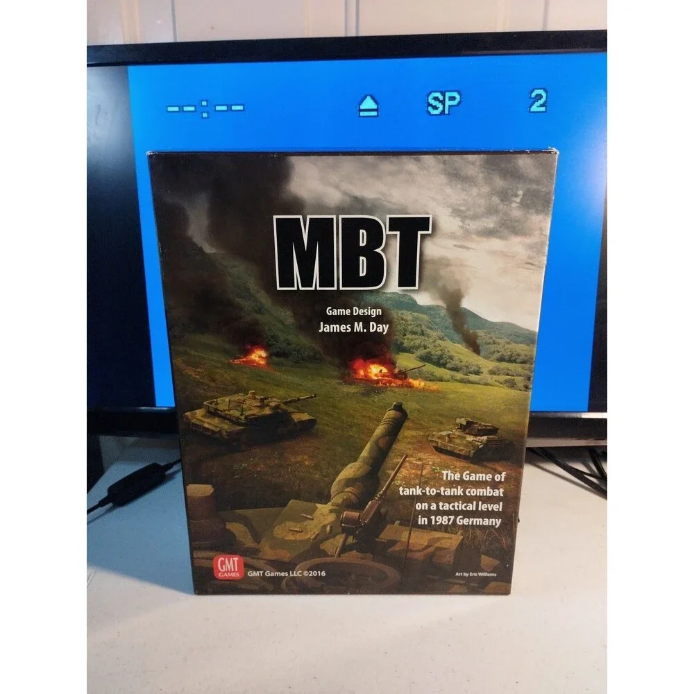 GMT Games: MBT 1st Edition Board Game 2016 - Incomplete - Read Description